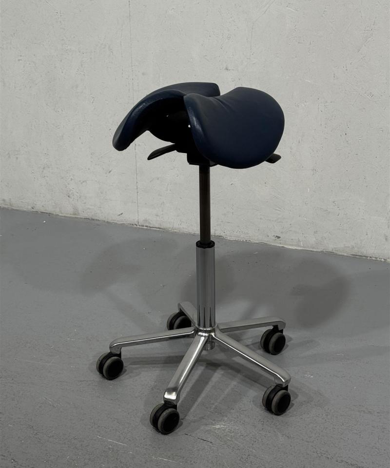 Salli Original satulatuoli, sininen nahka