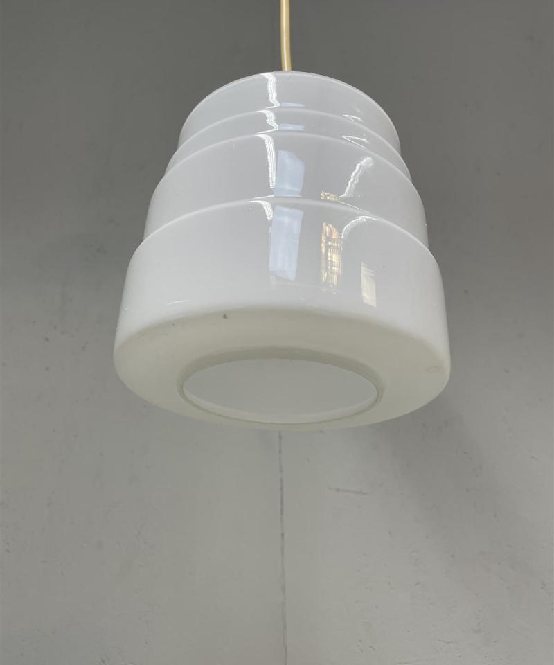 Vintage 60-luku riippuvalaisin valkoinen