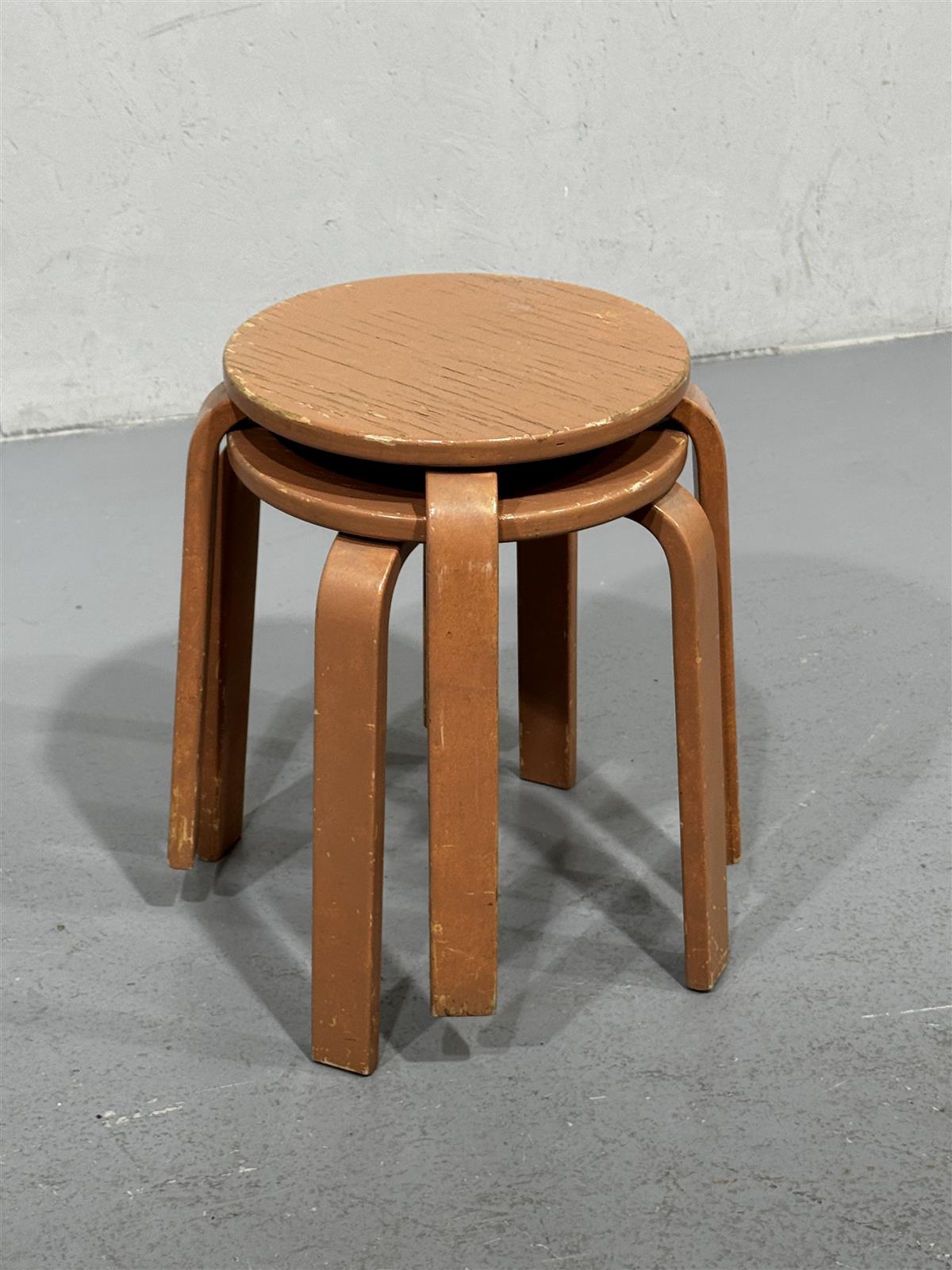 Jakkarat puu ruskea (2 kpl)