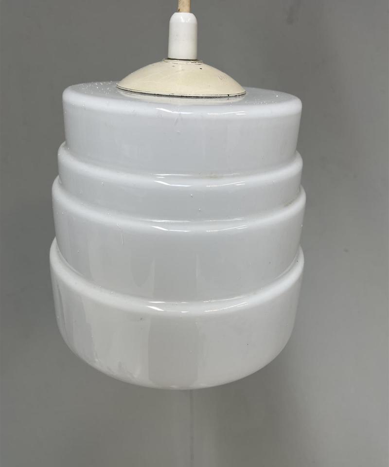 Vintage 60-luku riippuvalaisin valkoinen