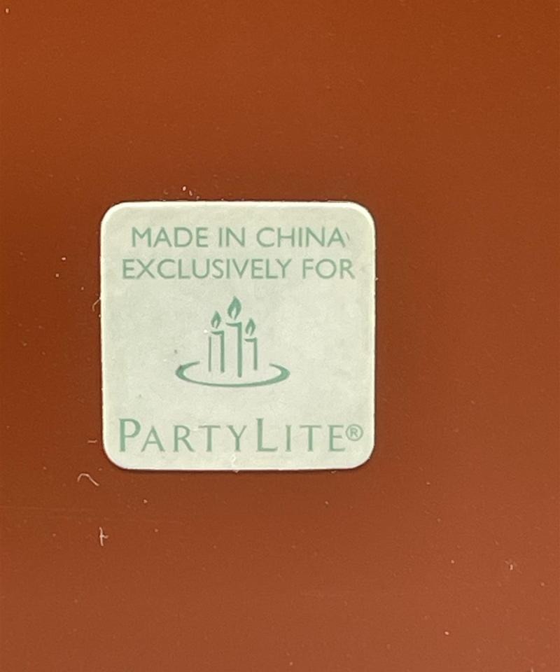 PartyLite kynttelikkö lasi