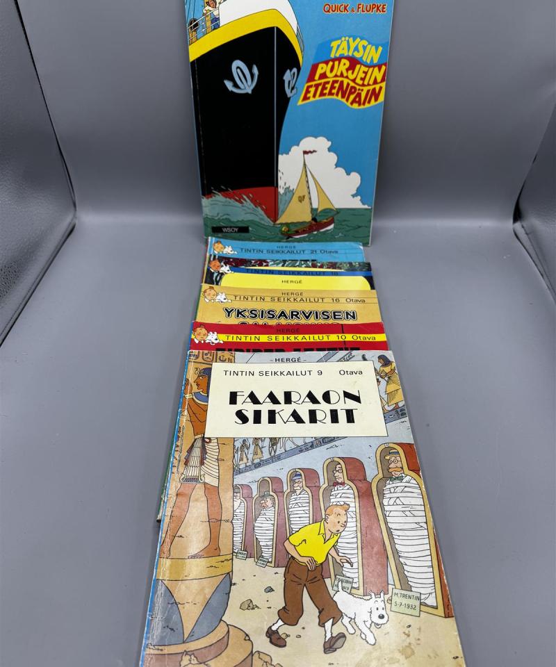 Tintti sarjakuvakokoelma, Hergé (6 kpl)