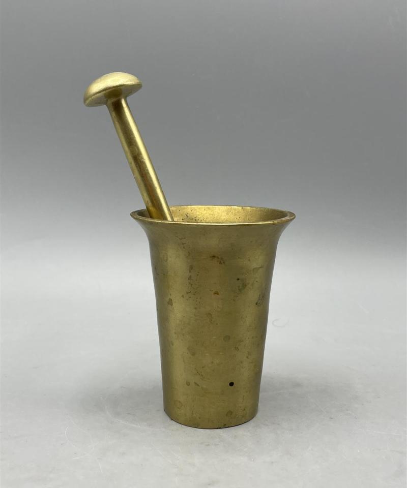 Vintage mortteli messinki