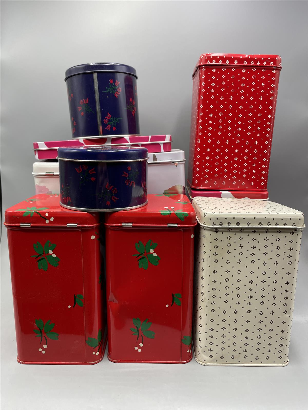 Marimekko peltipurkki setti 12-osaa