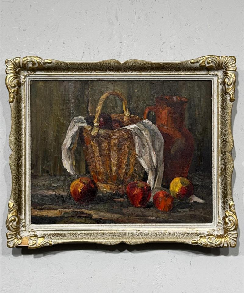 Taulu asetelma öljyvärimaalaus, tuntematon