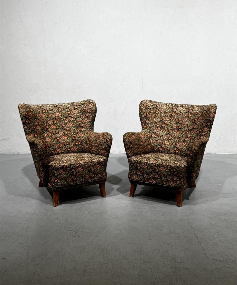 Ilmari Lappalainen Laila vintage nojatuolit (2kpl)