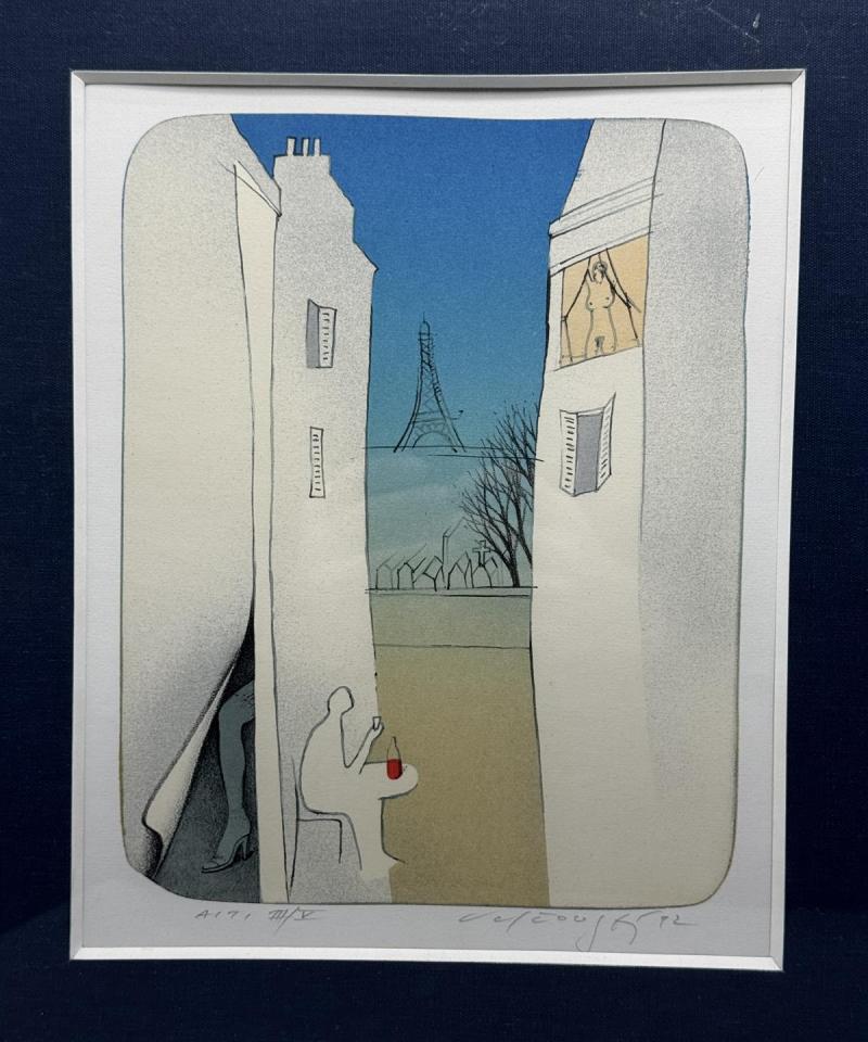 Taulu grafiikkateos (3 kpl) Josef Velcovsky