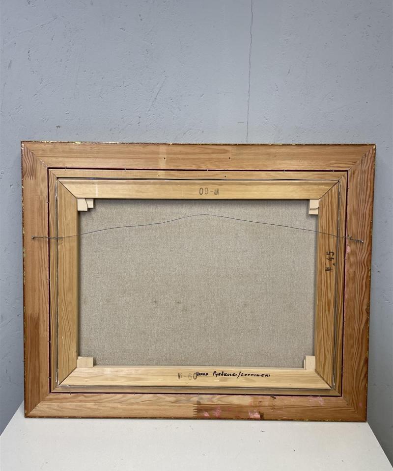 Taulu Pyhäkoski öljyvärimaalaus, signeerattu