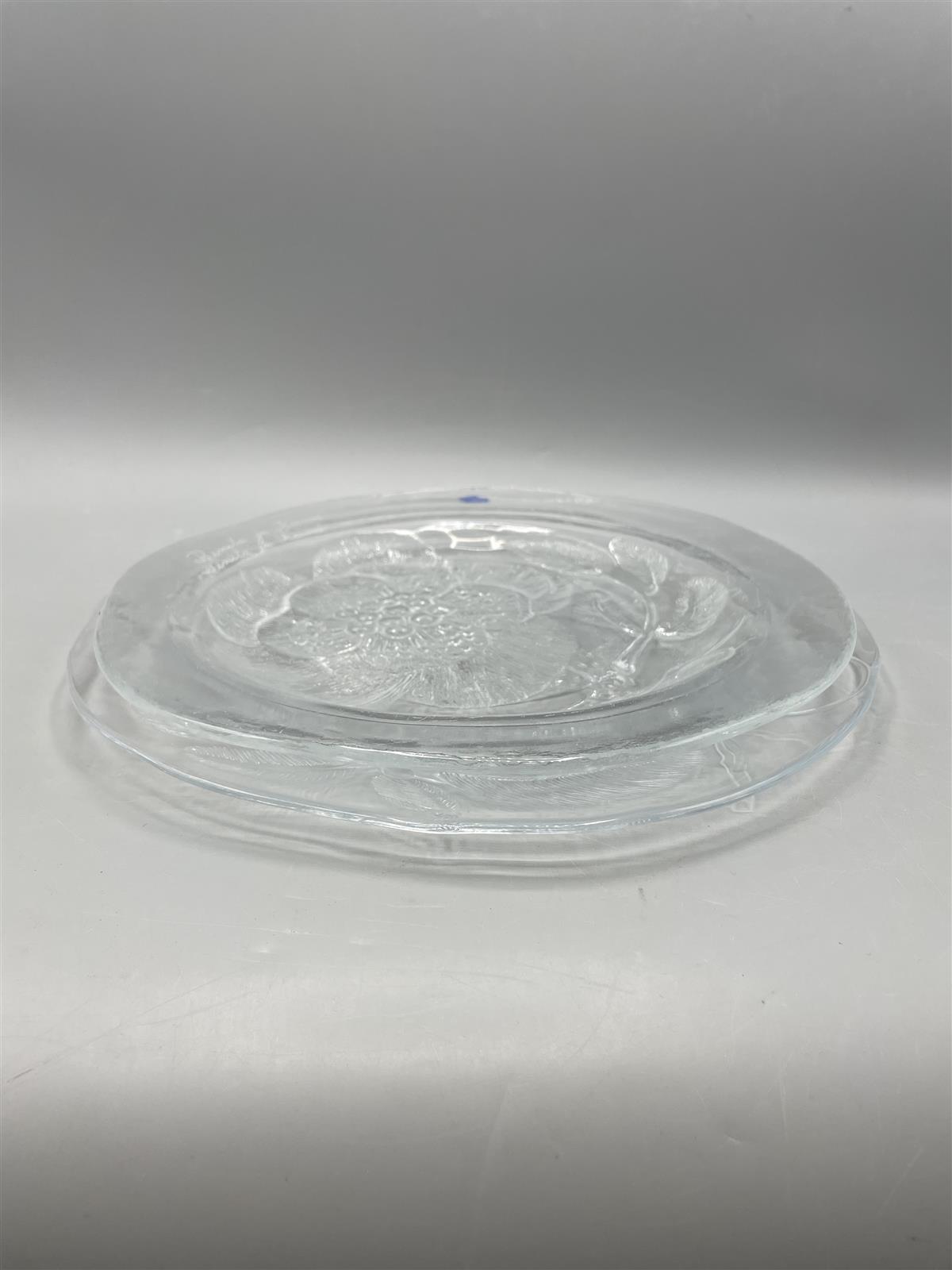 Nuutajärvi Pioni tarjoilulautanen 2kpl, Oiva Toikka