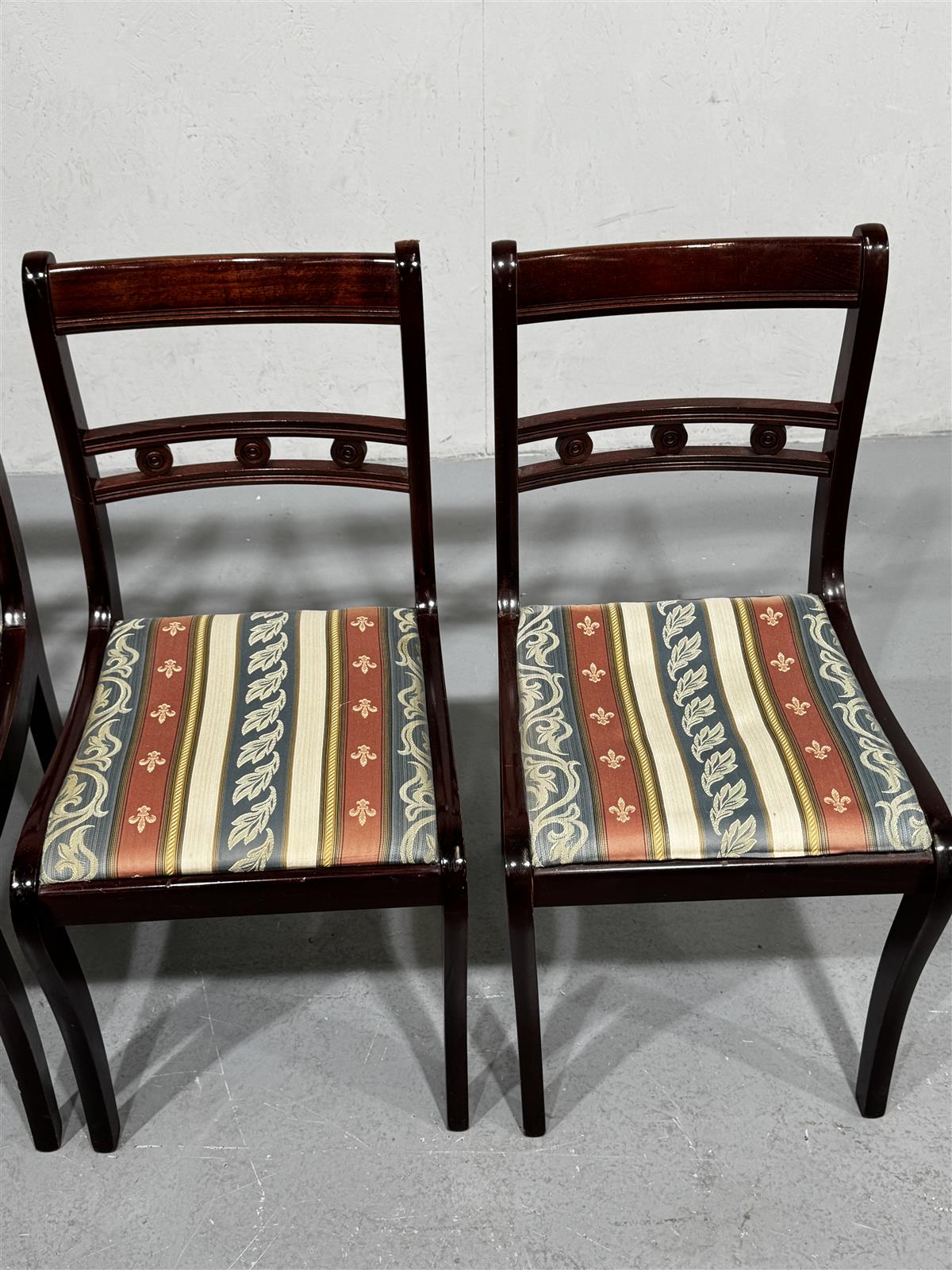 Vintage biedermeier tuoli (4 kpl)
