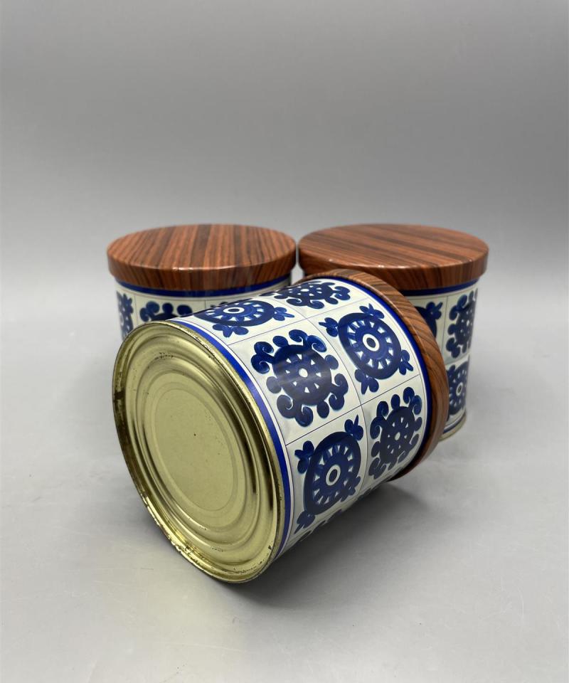 Viri kaakaopurkki 3kpl, 70-luku