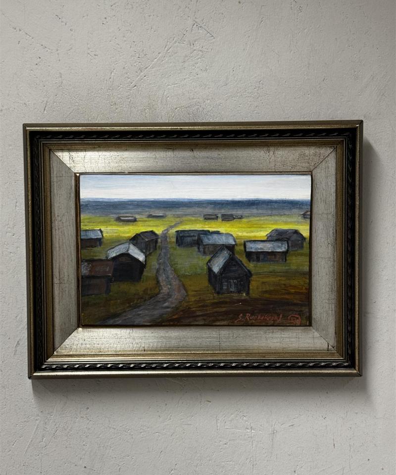 Taulu öljyväri "Lakeutta" Simo Ruokokoski