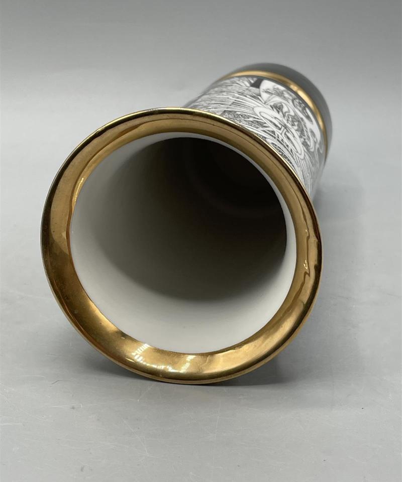 Hollohaza posliini maljakko