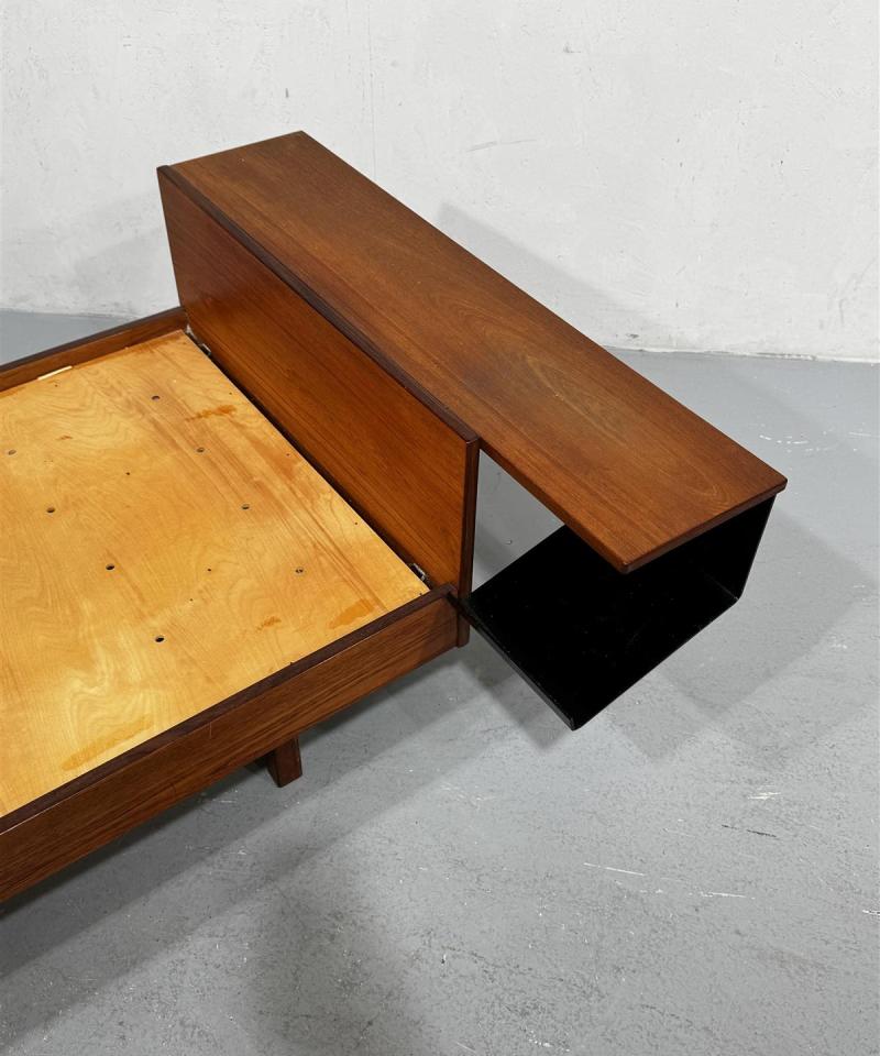 Vintage tiikki sänky 80x200 puu tasolla