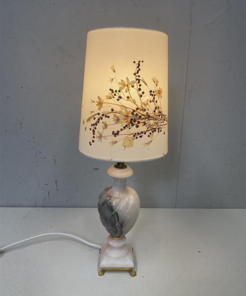 Vintage pöytävalaisin marmori