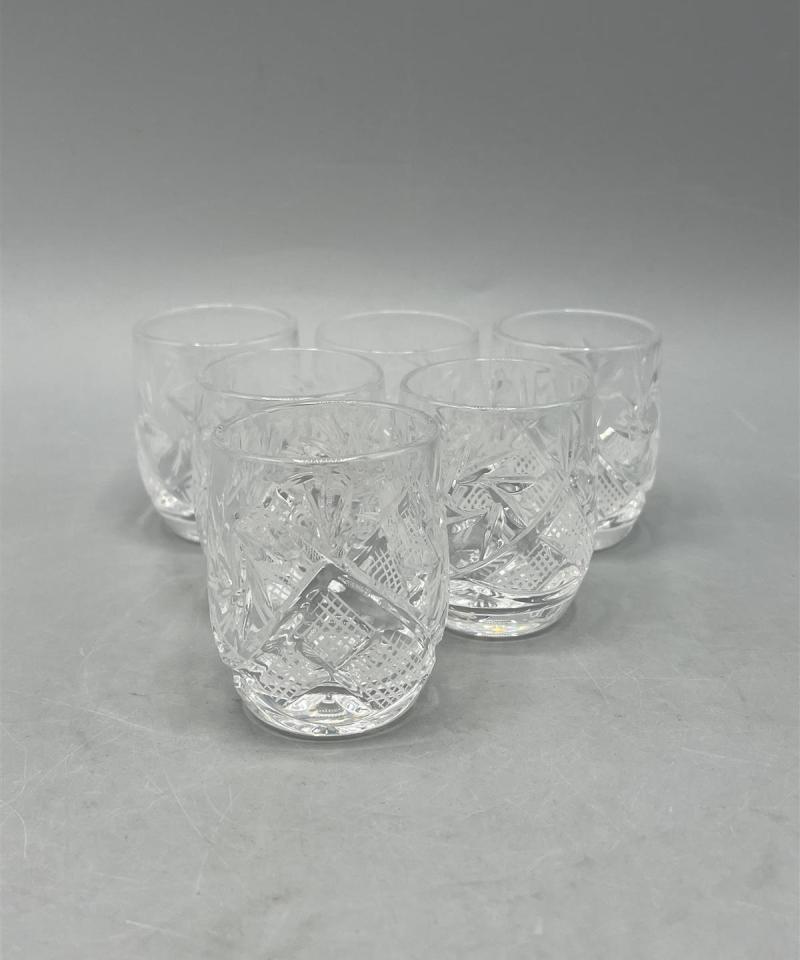 Kristalli snapsilasit 6kpl