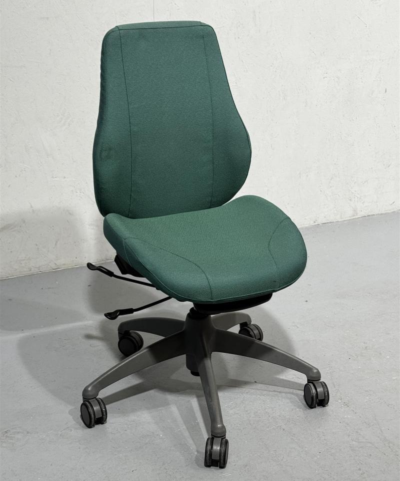 Isku Step toimistotuoli vihreä käsinojaton