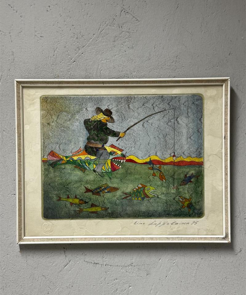 Taulu grafiikkateos Eino Lappalainen -95