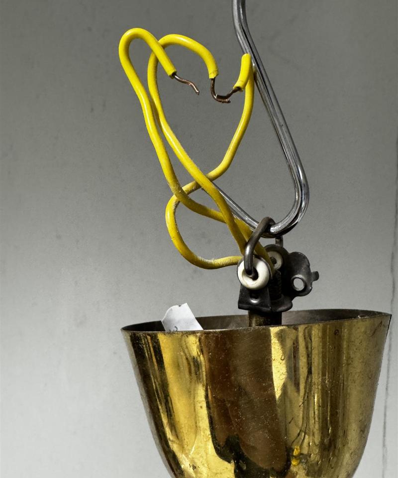 Vintage kattokruunu kristallihelmillä 52cm