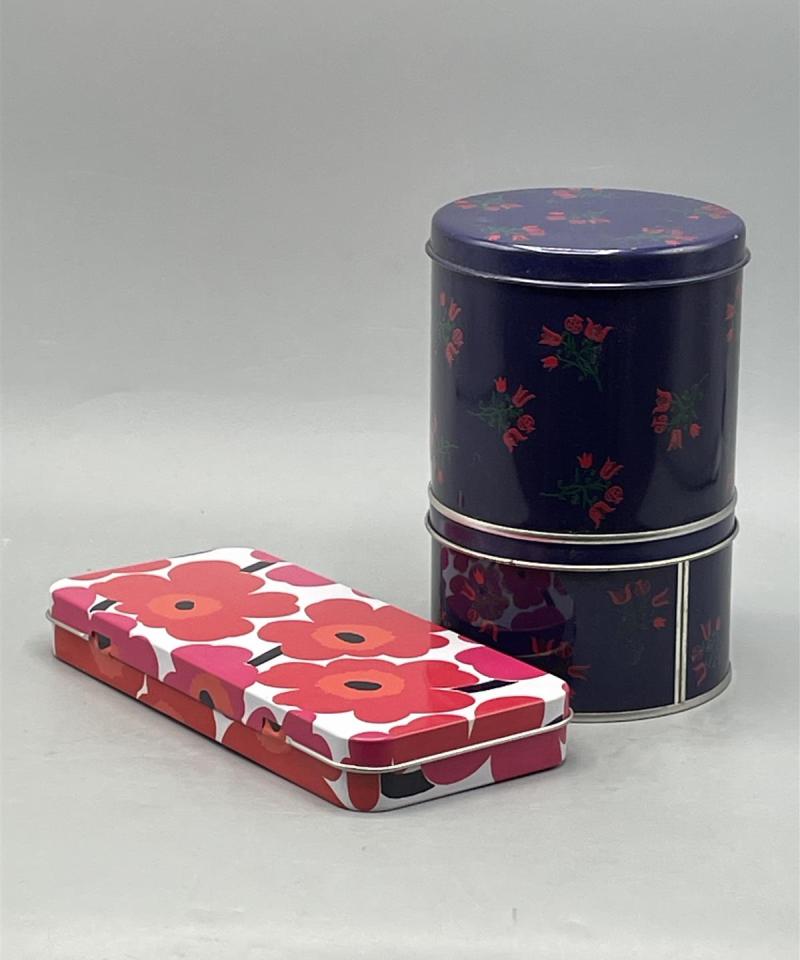 Marimekko peltipurkki setti 12-osaa