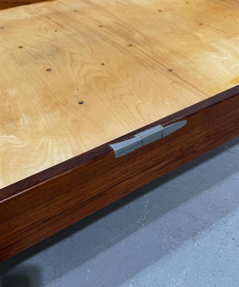 Vintage tiikki sänky 80x200 puu tasolla