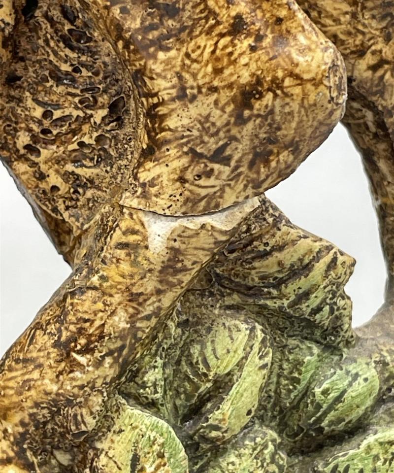 Keraaminen Figuuri Hevonen, nainen ja koira