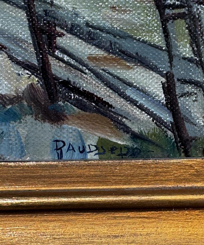 Taulu öljyväri kankaalle maalaus Einar Raudsepp