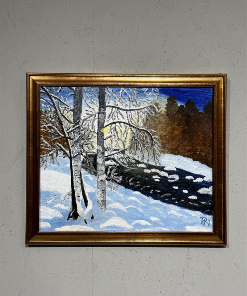 Taulu talvimaisema FRI