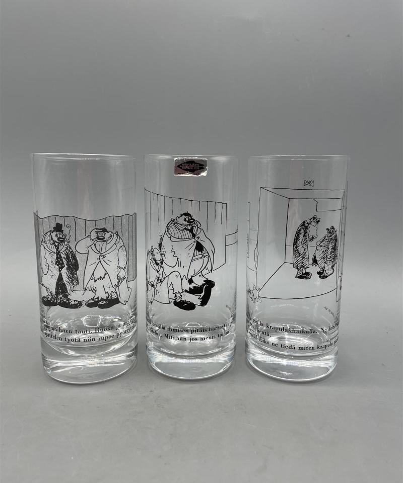 Nuutajärvi Kari Suomalainen Grogilasi 3kpl