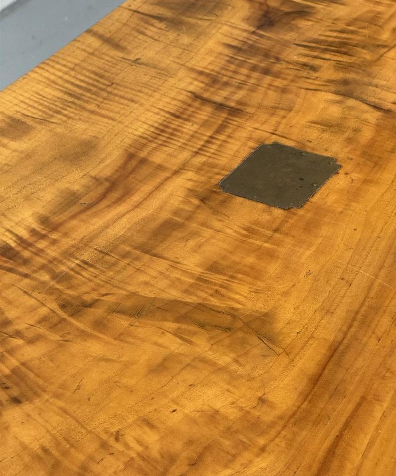 Vintage talonpoikais arkku puu (ei avainta)