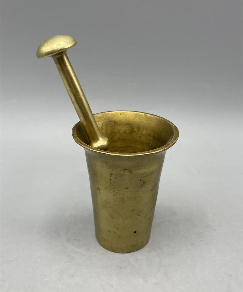 Vintage mortteli messinki