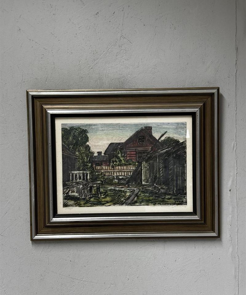 Taulu värietsaus Jalmari Ruokokoski 1927