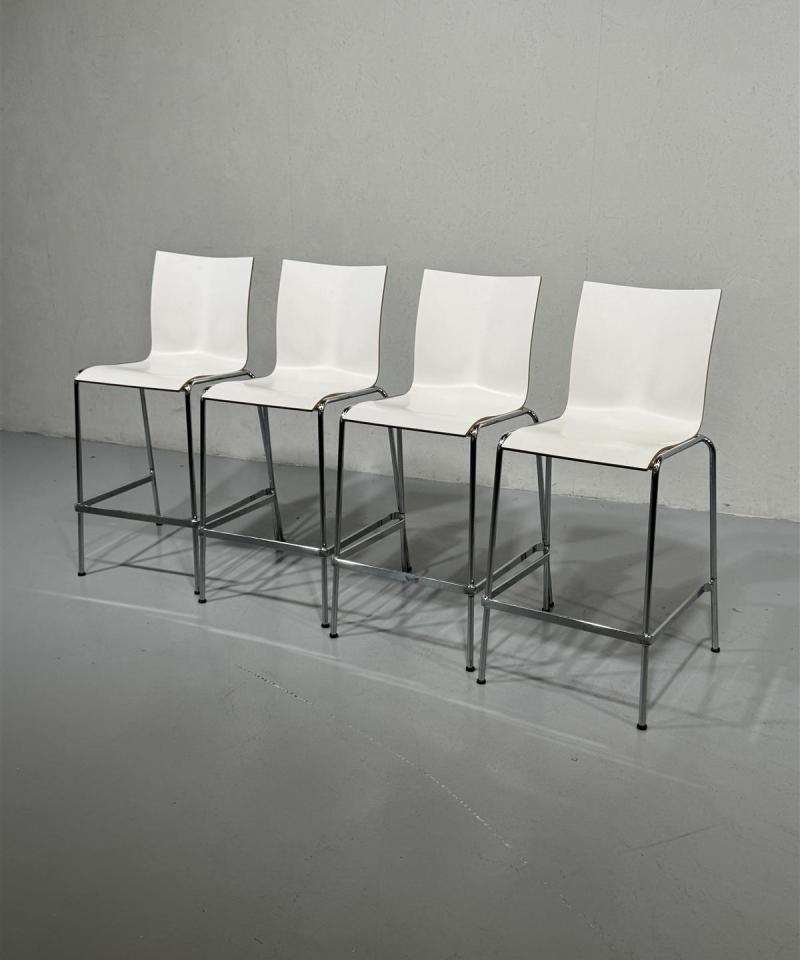 Martela baarituolit, valkoiset (4 kpl)