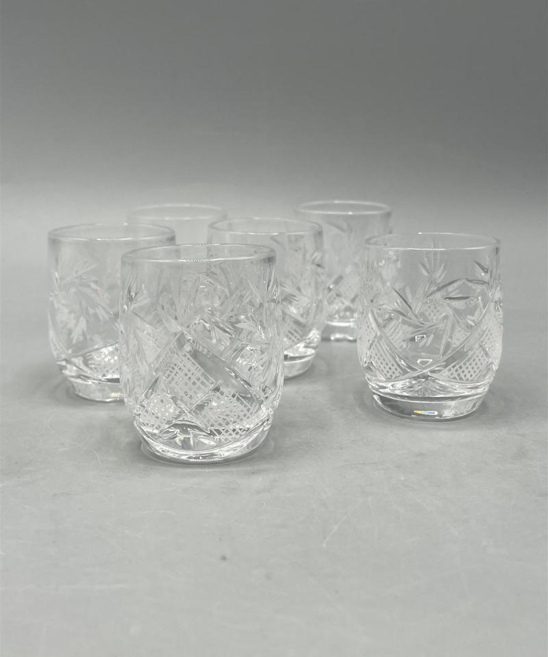 Kristalli snapsilasit 6kpl