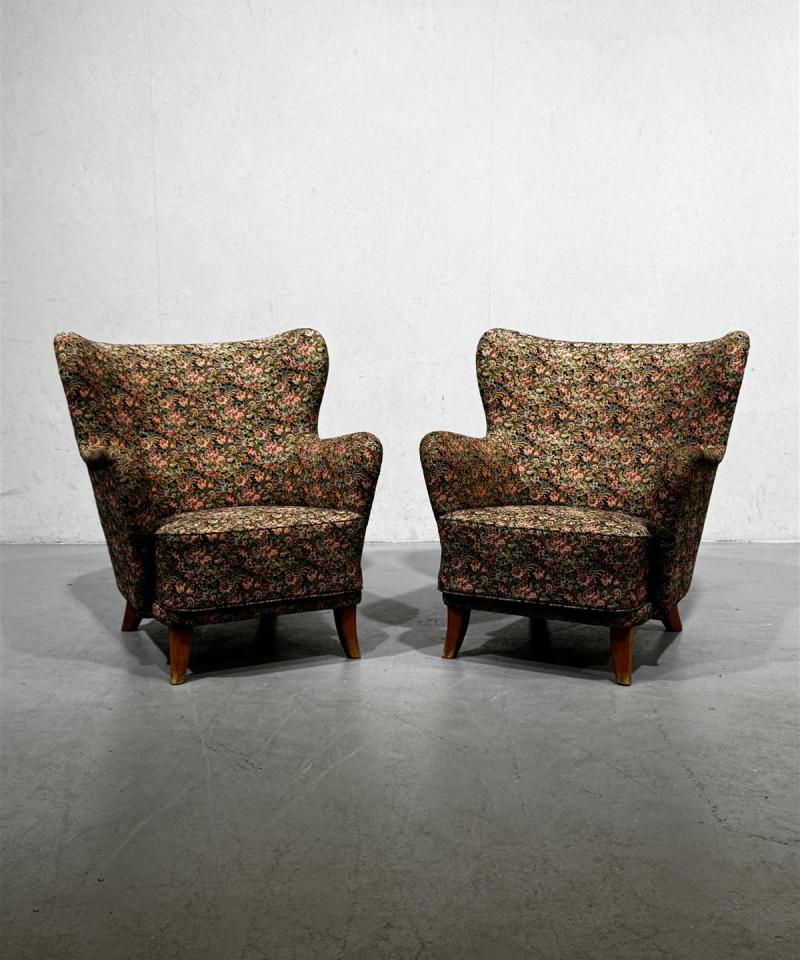 Ilmari Lappalainen Laila vintage nojatuolit (2kpl)