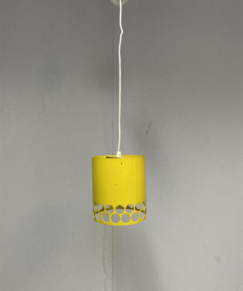 Lival Retro kattovalaisin metalli keltainen