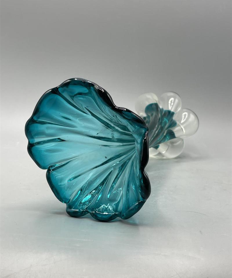 Retro lasimaljakko turkoosi