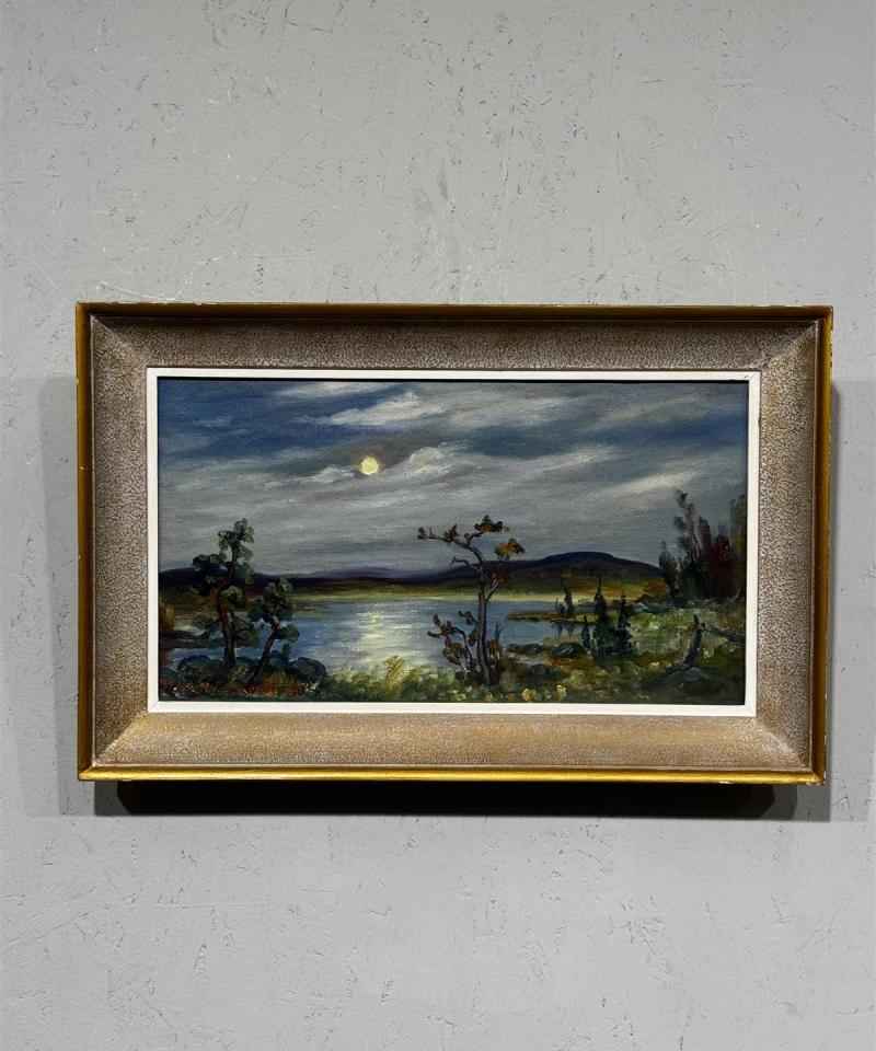 Taulu öljyvärimaalaus maisema Y Kalliokoski