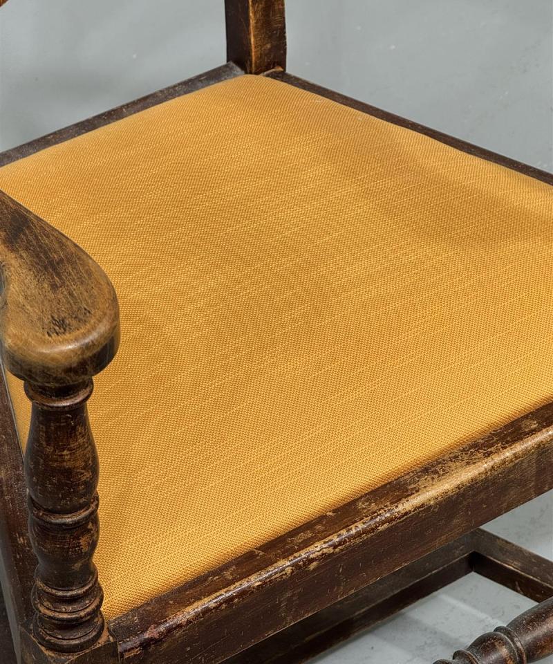 Vintage talonpoikais tuoli puu