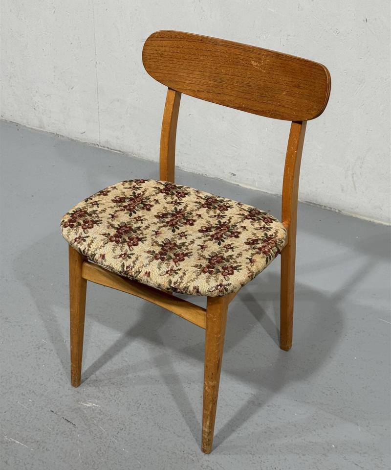 Vintage 60-luku tuoli puu