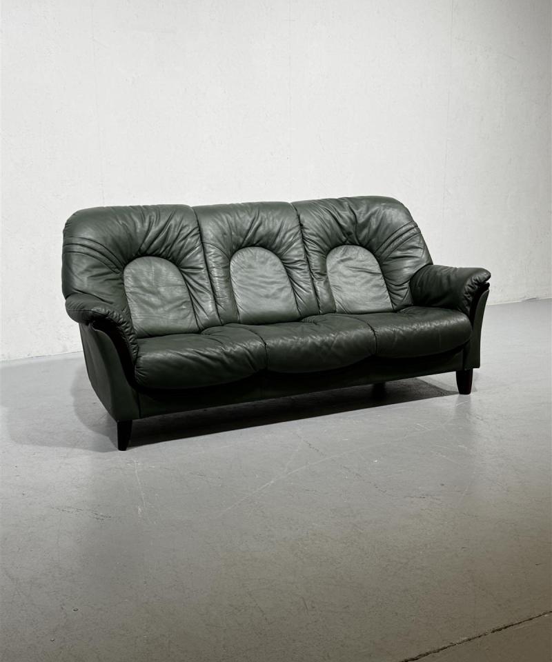 BD Mobel nahkasohva vihreä