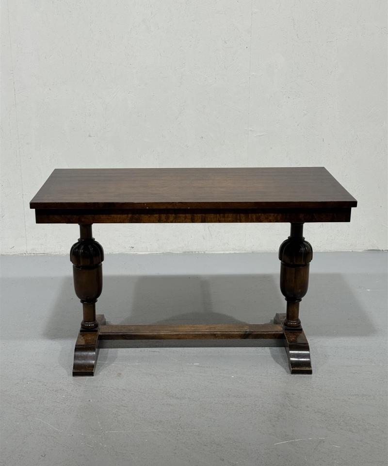 Vintage biedermeier pöytä puu 110cm