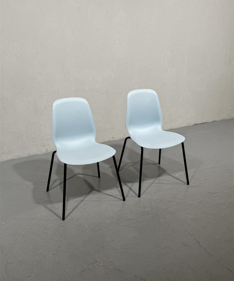 Ikea Leifarne tuolit muovi sininen (2 kpl)