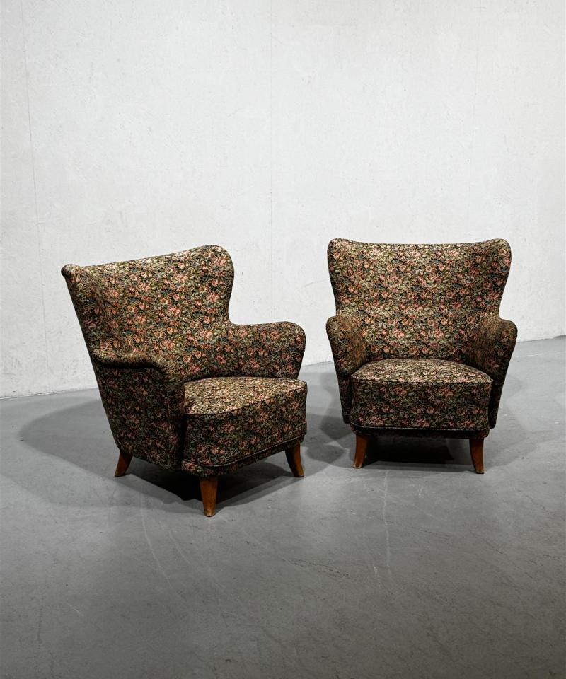 Ilmari Lappalainen Laila vintage nojatuolit (2kpl)