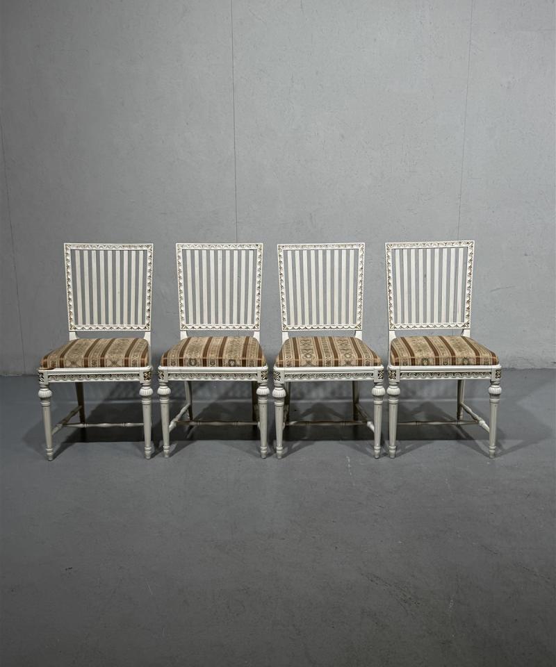 Kustavilais tuolit (4kpl) 1900 luvun alkupuoli