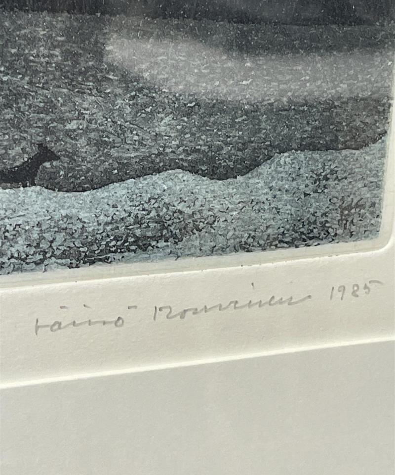 Taulu ”Tammikuun aamu” teos, Väinö Rouvinen