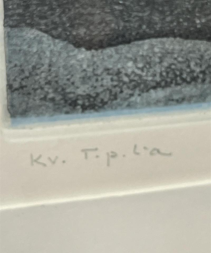 Taulu ”Tammikuun aamu” teos, Väinö Rouvinen