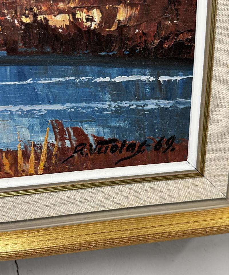 Taulu tunturimaisema öljyvärimaalaus Risto Vuolas