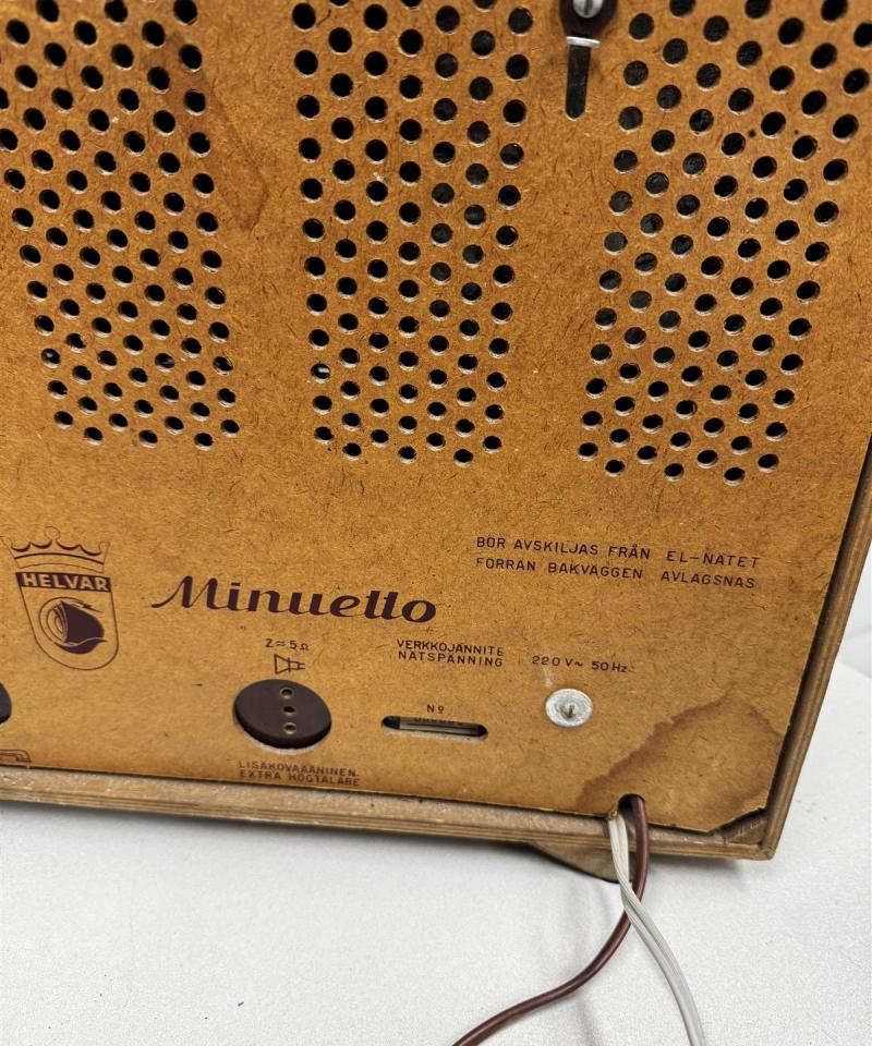 Helvar Minuetto radio koristeeksi