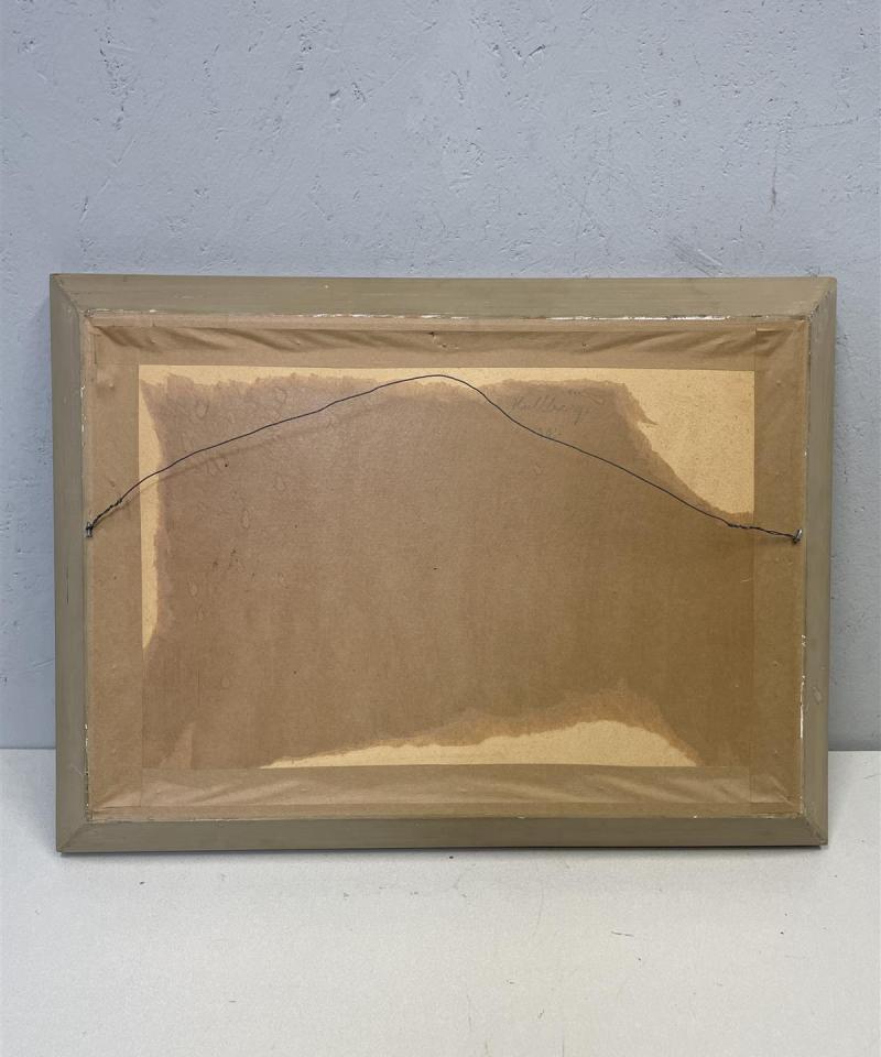 Taulu Pastellimaalaus, signeerattu